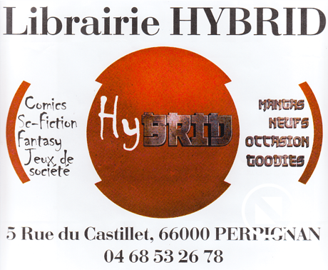 Librairie Hybrid mangas Castillet